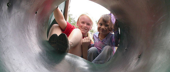Girls from Our Saviors on an OSLC Mission Trip