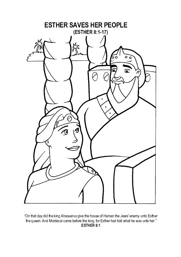 queen esther coloring pages - photo #46